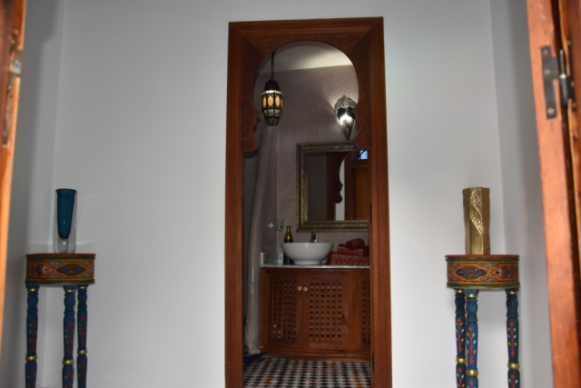 Chambre Émeraude -riad lotus bleu