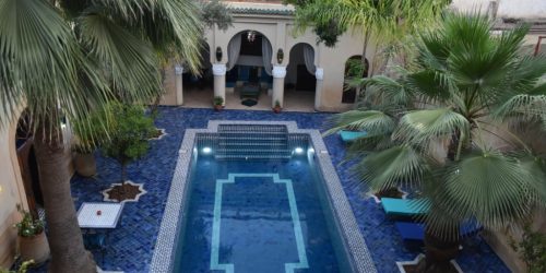 Riad lotus bleu - Patio & piscine